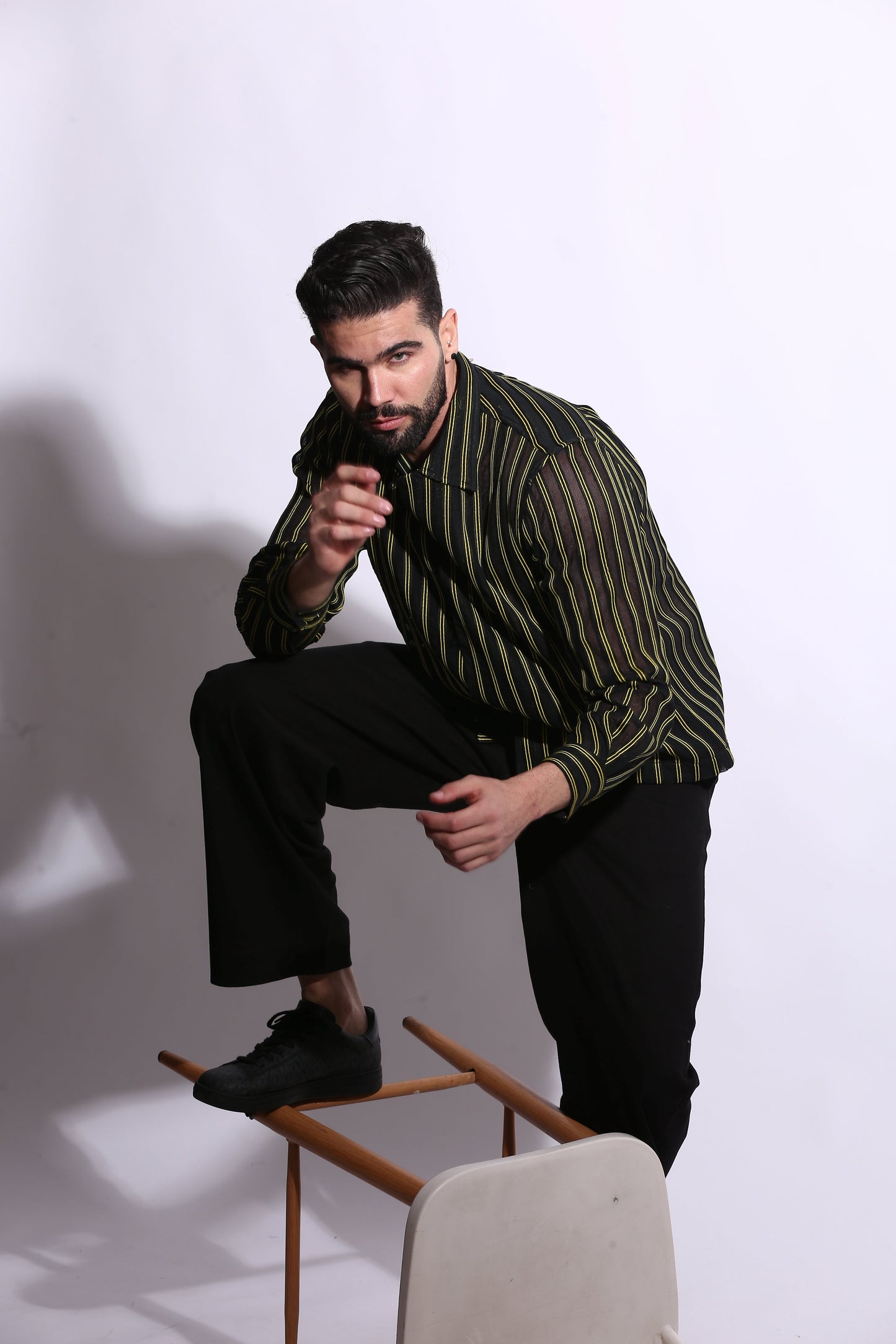 ONYX STRIPE SHIRT