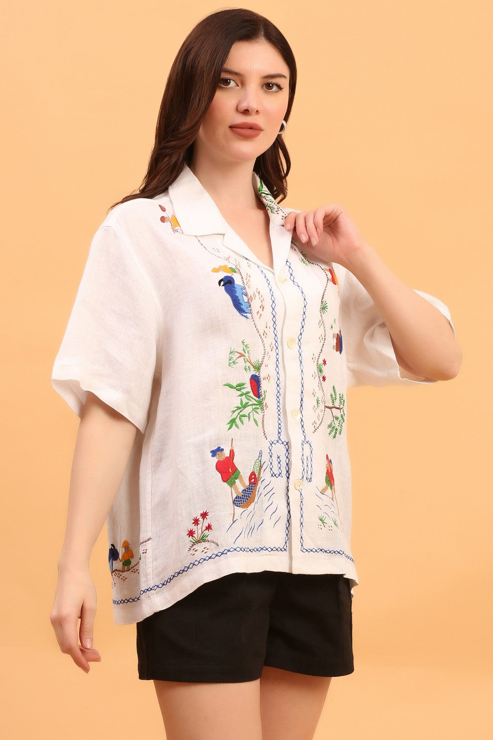 SHORELINE SHINE LINEN SHIRT