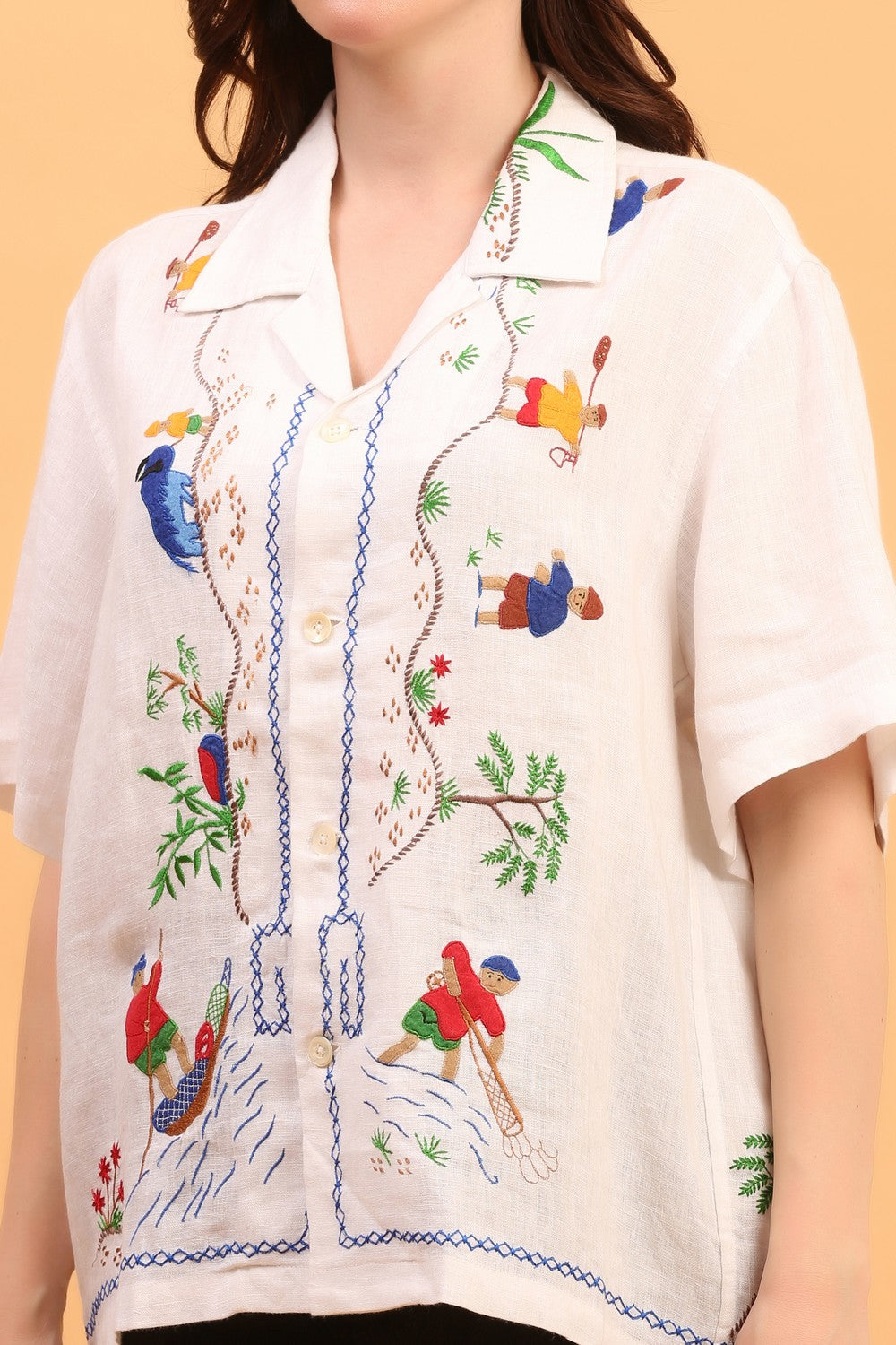 SHORELINE SHINE LINEN SHIRT