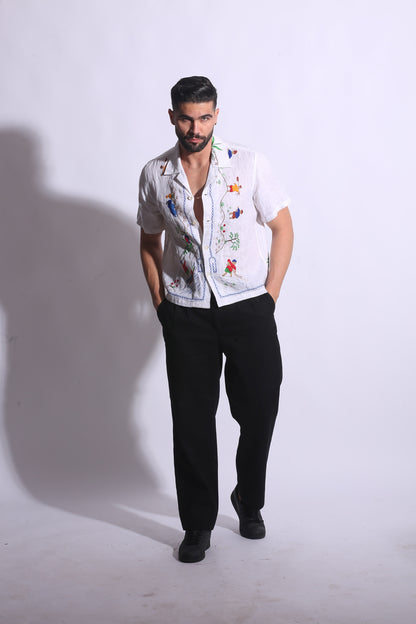 SHORELINE SHINE LINEN SHIRT